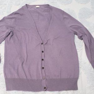 J.CREW Women's  V-Neck Cardigan Sweater size L